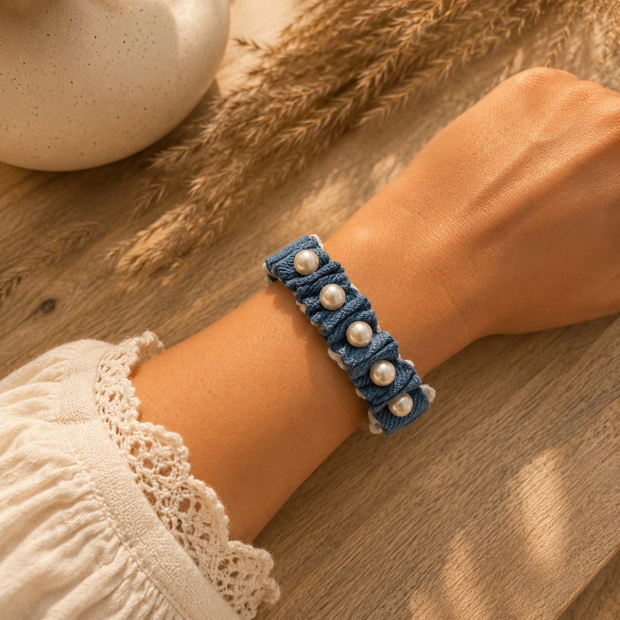 DENIM TWISTIE BRACELET KVDB0326
