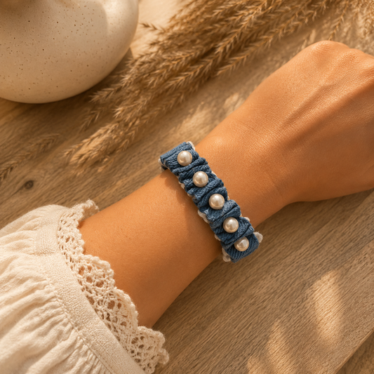 DENIM TWISTIE BRACELET KVDB0326